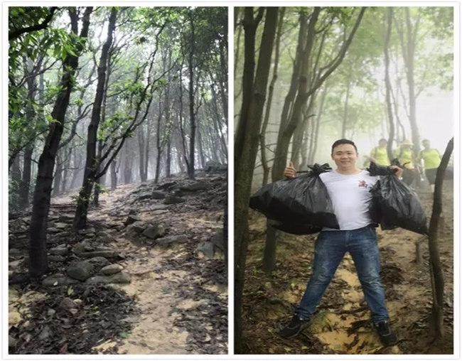 博皓人所到之處，皆無垃圾，滿滿當當?shù)拇? width=